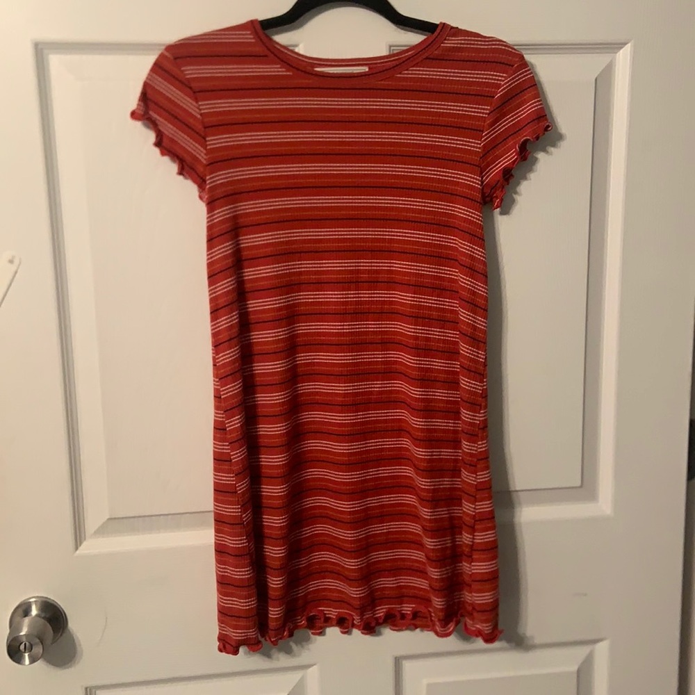 Girls striped t-shirt dress